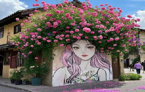 大余怎么设计网红打卡墙绘