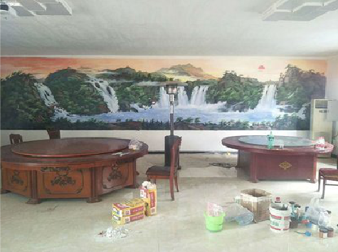  大余墙绘-写实风景