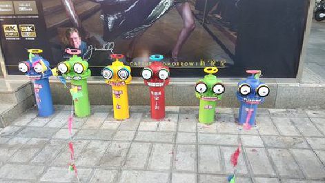  大余商业区彩绘