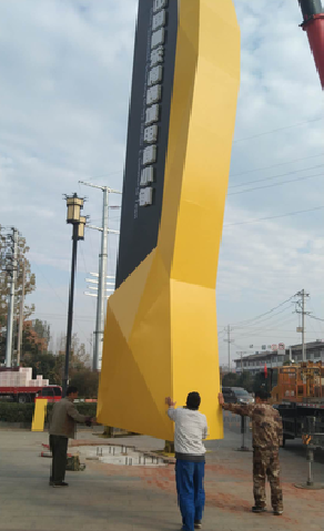 大余标识标牌的安装方法。