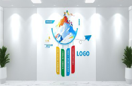  大余公司企业形象墙的工艺材料有哪些？